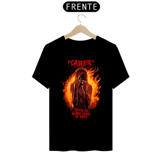 Camiseta Carrie A Estranha - Todos vão rir de você Estampa Filme Terror