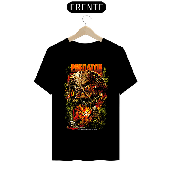 Camiseta O Predador Estampa Filme Terror
