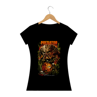 Camiseta feminina O Predador Estampa Filme Terror