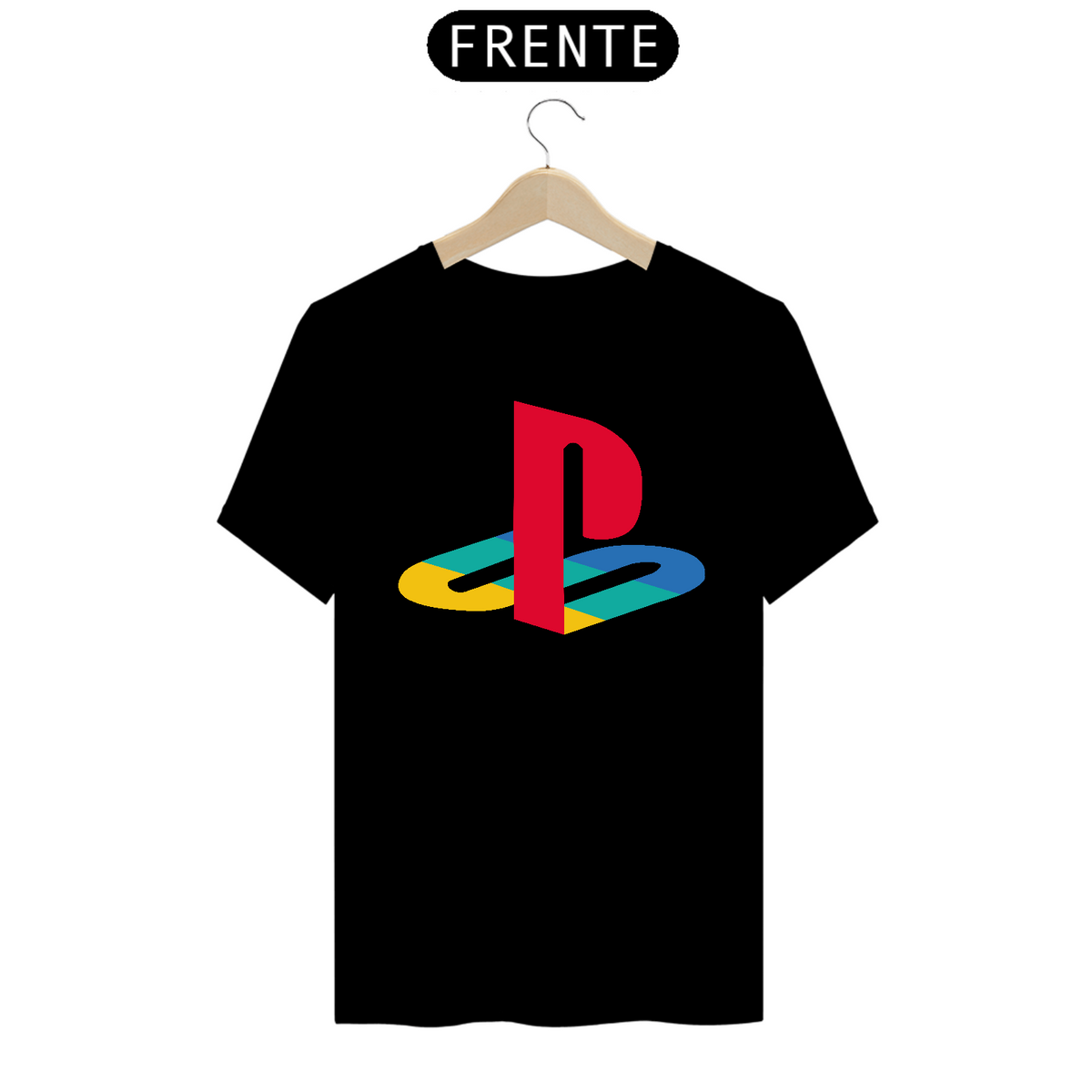 Nome do produto: Camiseta Playstation Logo Estampa GAME