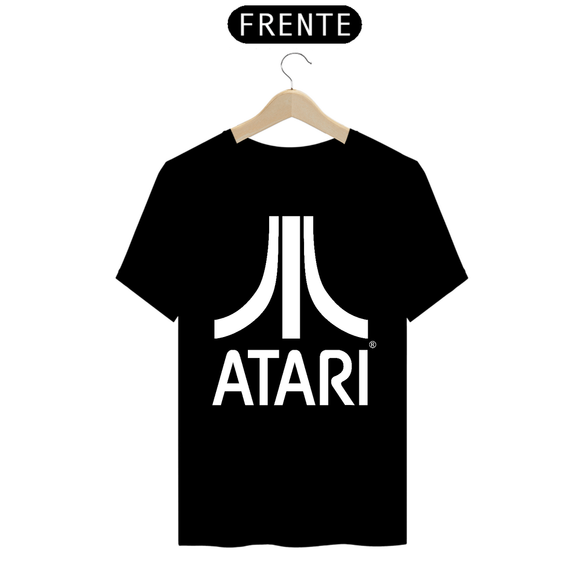 Nome do produto: Camiseta ATARI Logo Estampa GAME