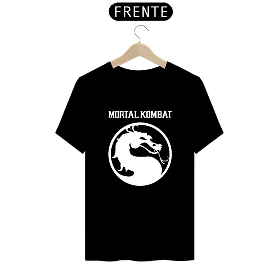 Camiseta Mortal Kombat Logo Estampa GAME