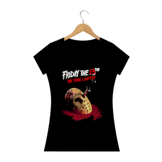 Camiseta Feminina Sexta Feira 13 Capítulo Final Estampa Capa Filme Terror