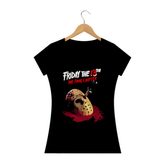 Nome do produtoCamiseta Feminina Sexta Feira 13 Capítulo Final Estampa Capa Filme Terror