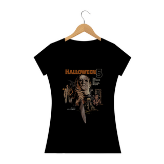 Nome do produtoCamiseta Feminina Halloween 5 - A Vingança de Michael Myers Estampa Filme Terror