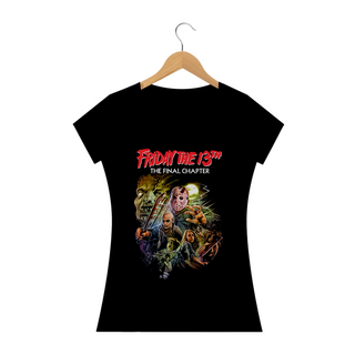 Camiseta Feminina Sexta Feira 13 Capítulo Final Estampa Filme Terror