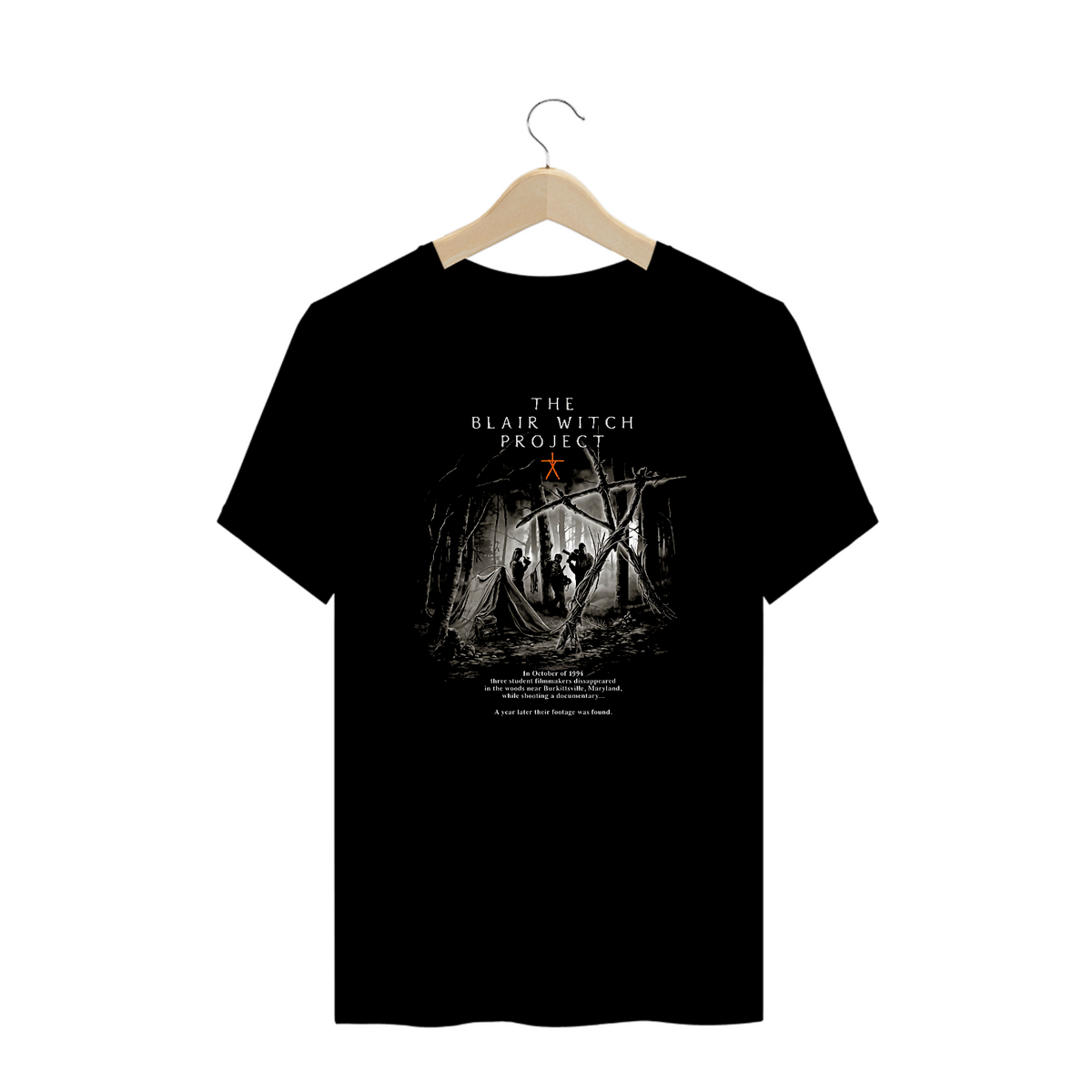 Nome do produto: Camiseta Plus Size Bruxa de Blair Filme Terror Estampa Exclusiva