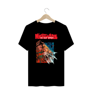 Camiseta Plus Size Mestre dos Sonhos Freddy Krueger Filme Terror Estampa Exclusiva