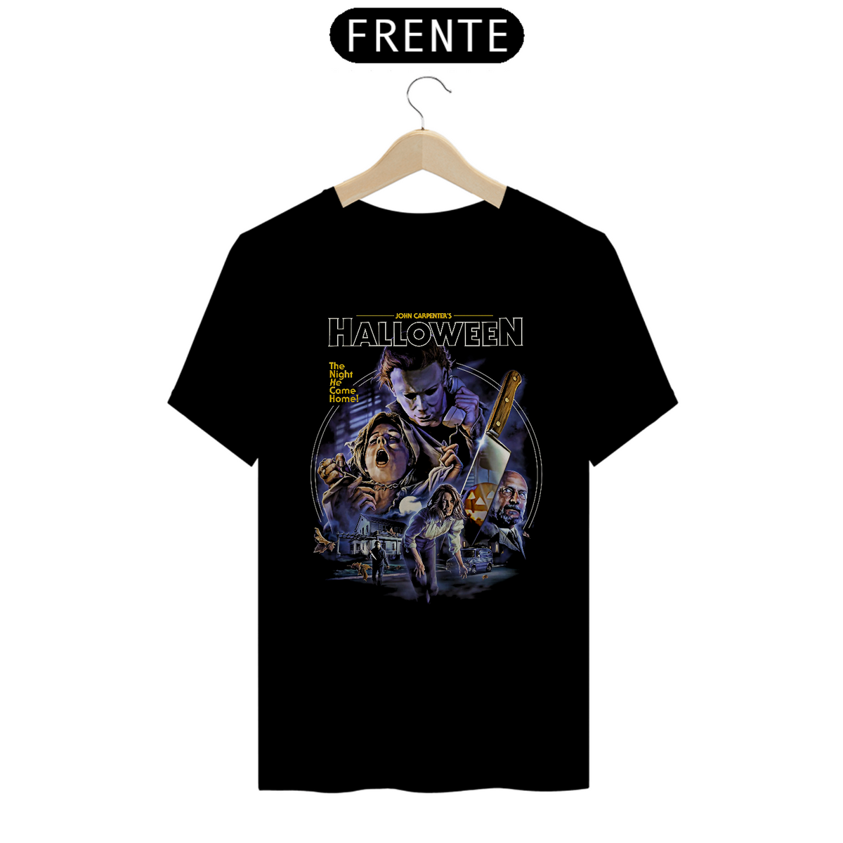 Nome do produto: Camiseta Halloween 1978 Estampa Filme Terror