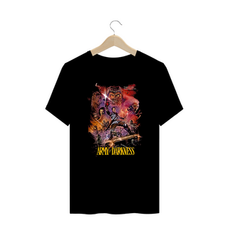 Camiseta Plus Size Uma Noite Alucinante 3 Filme Evil Dead Terror 