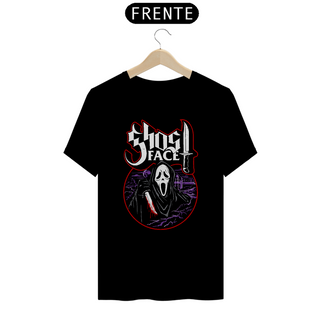 Camiseta Ghostface Estampa Pânico ROCK HORROR 