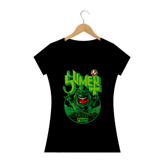 Camiseta Feminina Ghostbusters Geleia + Ghost Estampa ROCK HORROR 