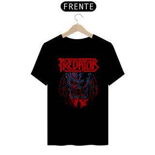 Nome do produtoCamiseta O Predador Estampa ROCK HORROR 