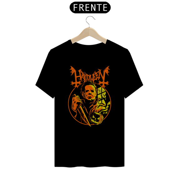 Camiseta Halloween - Michael Myers Estampa ROCK HORROR