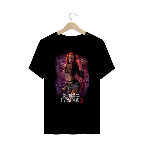 Camiseta Plus Size A Volta dos Mortos Vivos 3 Estampa 2# Filme Terror Estampa Exclusiva