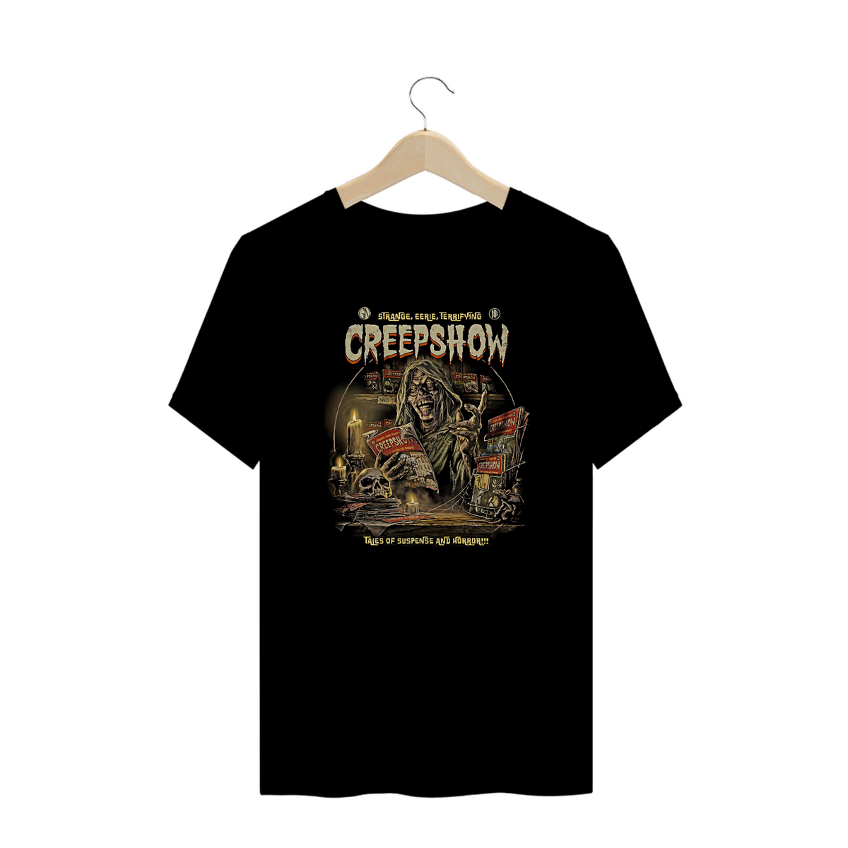 Nome do produto: Camiseta Plus Size Creepshow Estampa 2# Filme Terror Estampa Exclusiva