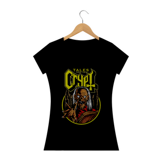 Camiseta Feminina Contos da Cripta ROCK HORROR Estampa 1# Exclusiva
