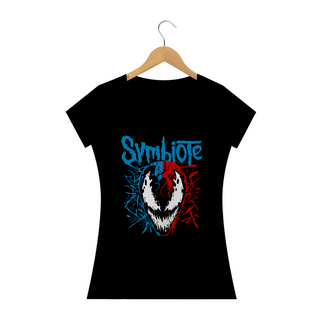 Camiseta Feminina Venom Carnage Symbiote Spider-Man Estampa GEEK ROCK