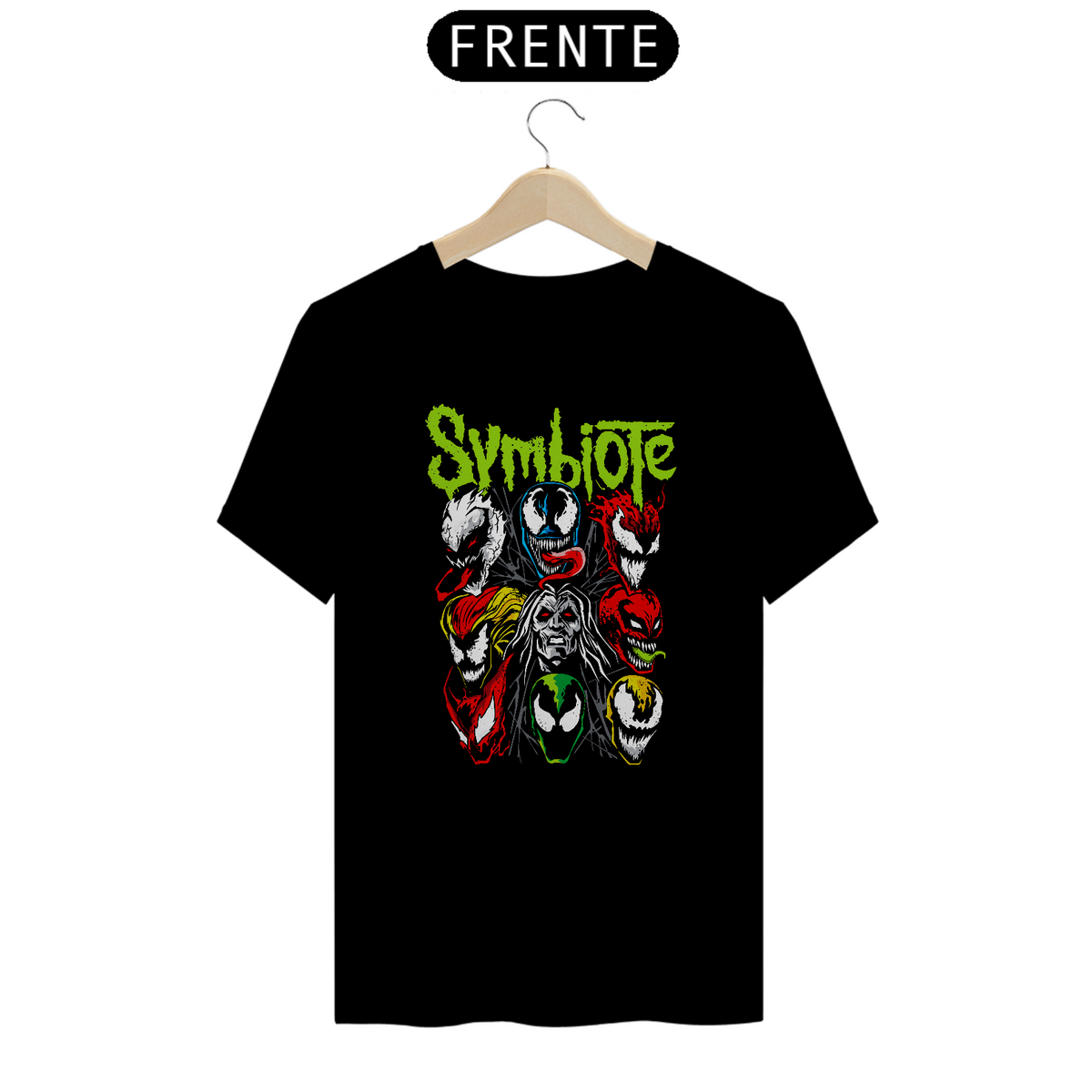 Nome do produto: Camiseta Symbiote Spider-Man Estampa GEEK ROCK