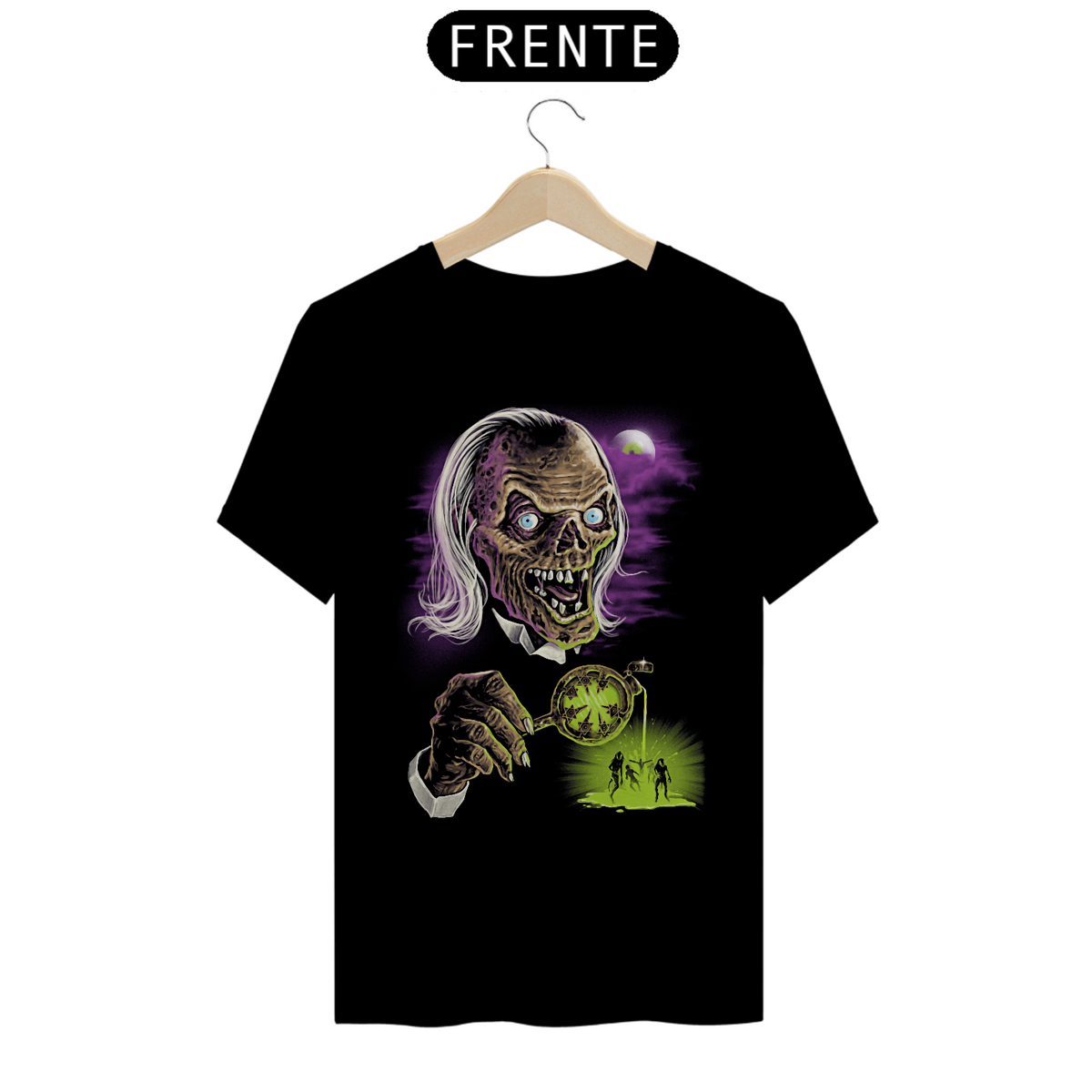 Nome do produto: Camiseta Cryptkeeper Contos da Cripta Estampa Filme Terror 