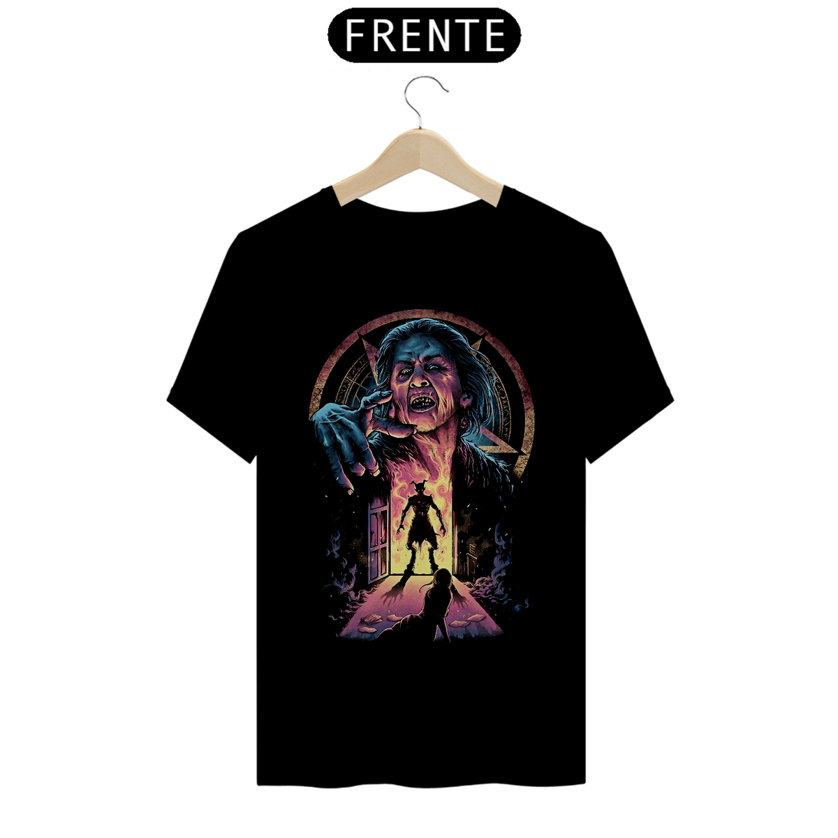 Nome do produto: Camiseta Arraste-Me para o Inferno - LAMIA Estampa Filme Terror
