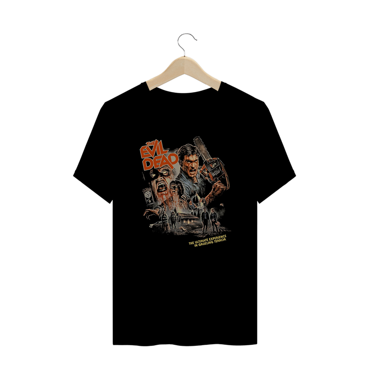 Nome do produto: Camiseta Plus Size THE EVIL DEAD - A Morte do Demônio Filme Terror 