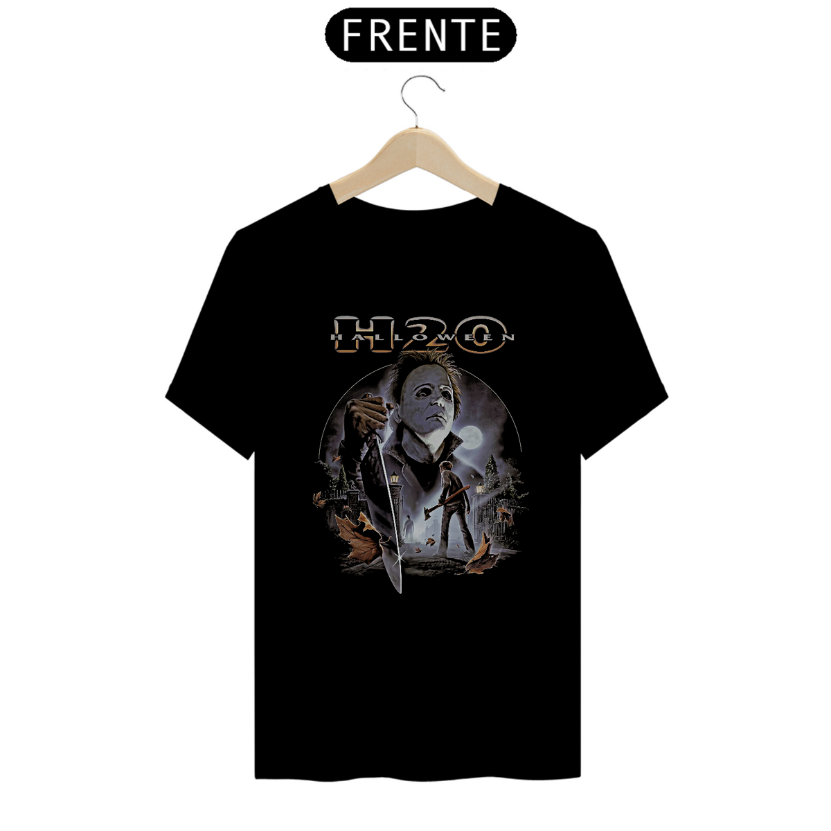 Nome do produto: Camiseta Halloween H20 Estampa Filme Terror