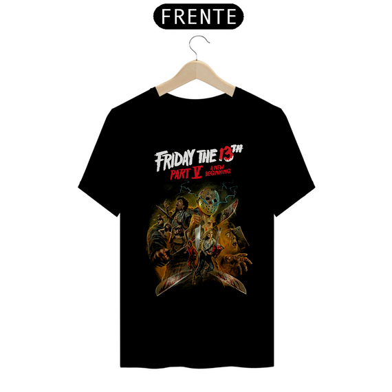 Camiseta Sexta feira 13 Parte 5 Estampa Jason Filme Terror