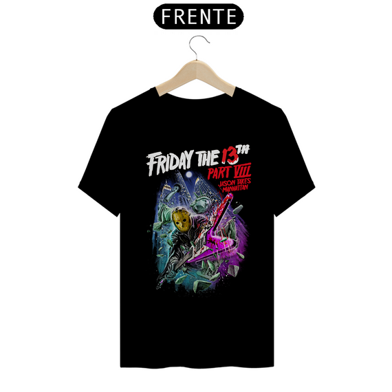 Camiseta Sexta feira 13 Parte 8  Estampa Jason Filme Terror