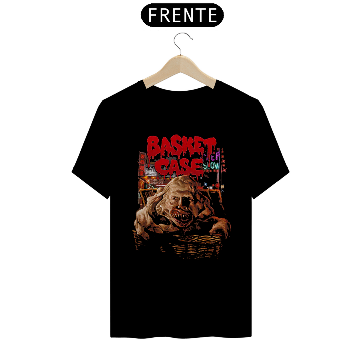 Nome do produto: Camiseta O Mistério do Cesto Estampa Filme Terror