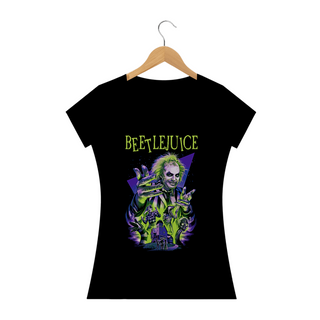 Camiseta Feminina Beetlejuice Filme Estampa Filme