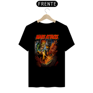 Camiseta Marte Ataca! Estampa Filme Terror