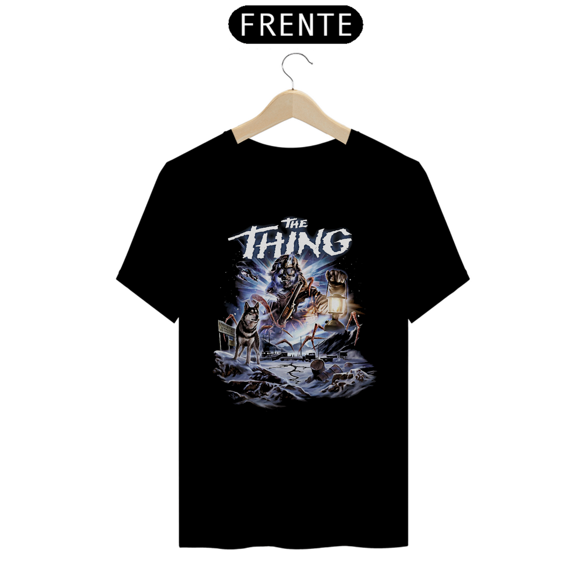 Nome do produto: Camiseta O Enigma de Outro Mundo Estampa Filme Terror