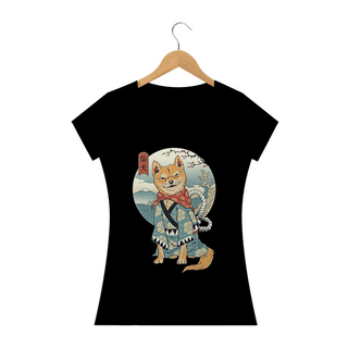 Camiseta Feminina Shiba Estampa Japonesa