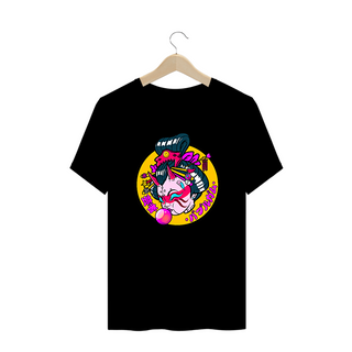 Nome do produtoCamiseta Plus Size Gueixa bola de chiclete Estampa Japonesa 