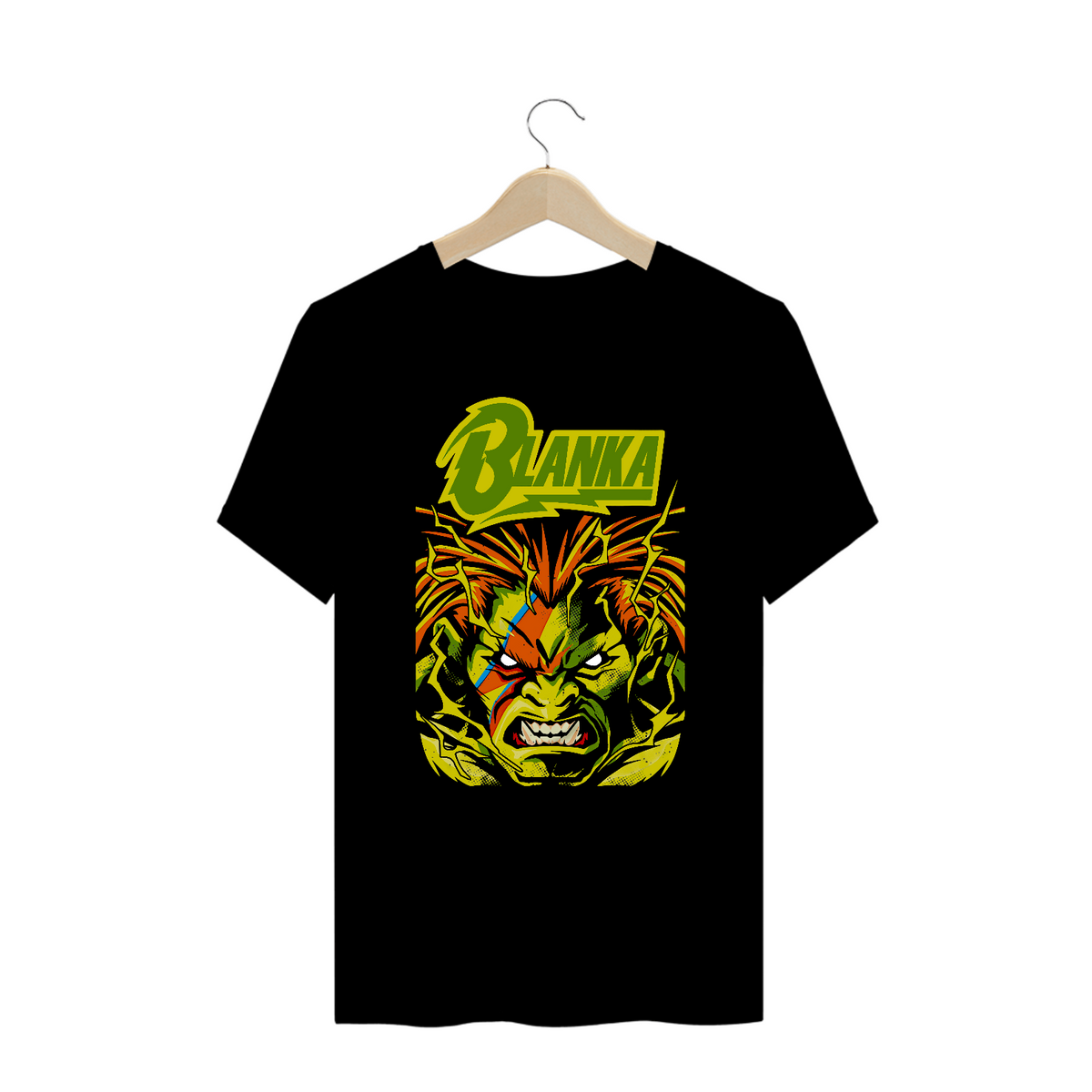 Nome do produto: Camiseta Plus Size Street Fighter Blanka Estampa GAME GEEK ROCK