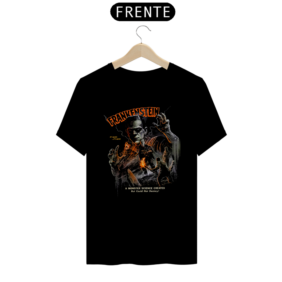 Nome do produto: Camiseta Frankenstein (1931) Estampa Filme Terror