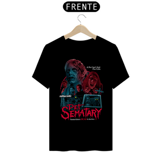 Camiseta Cemitério Maldito Estampa Filme Terror