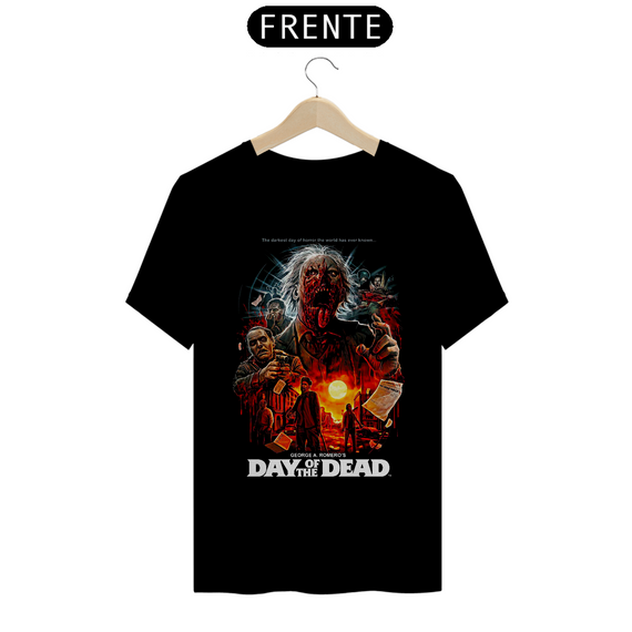 Camiseta Dia dos Mortos George Romero Estampa Filme Terror