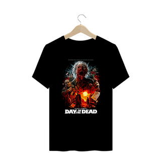 Camiseta Plus Size Dia dos Mortos George Romero Estampa Filme Terror