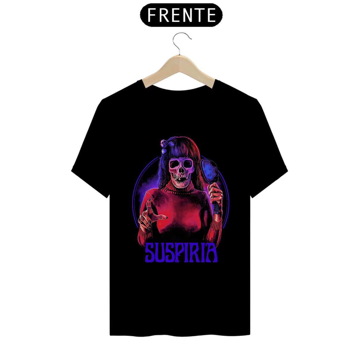 Nome do produto: Camiseta Suspiria Estampa Filme Terror