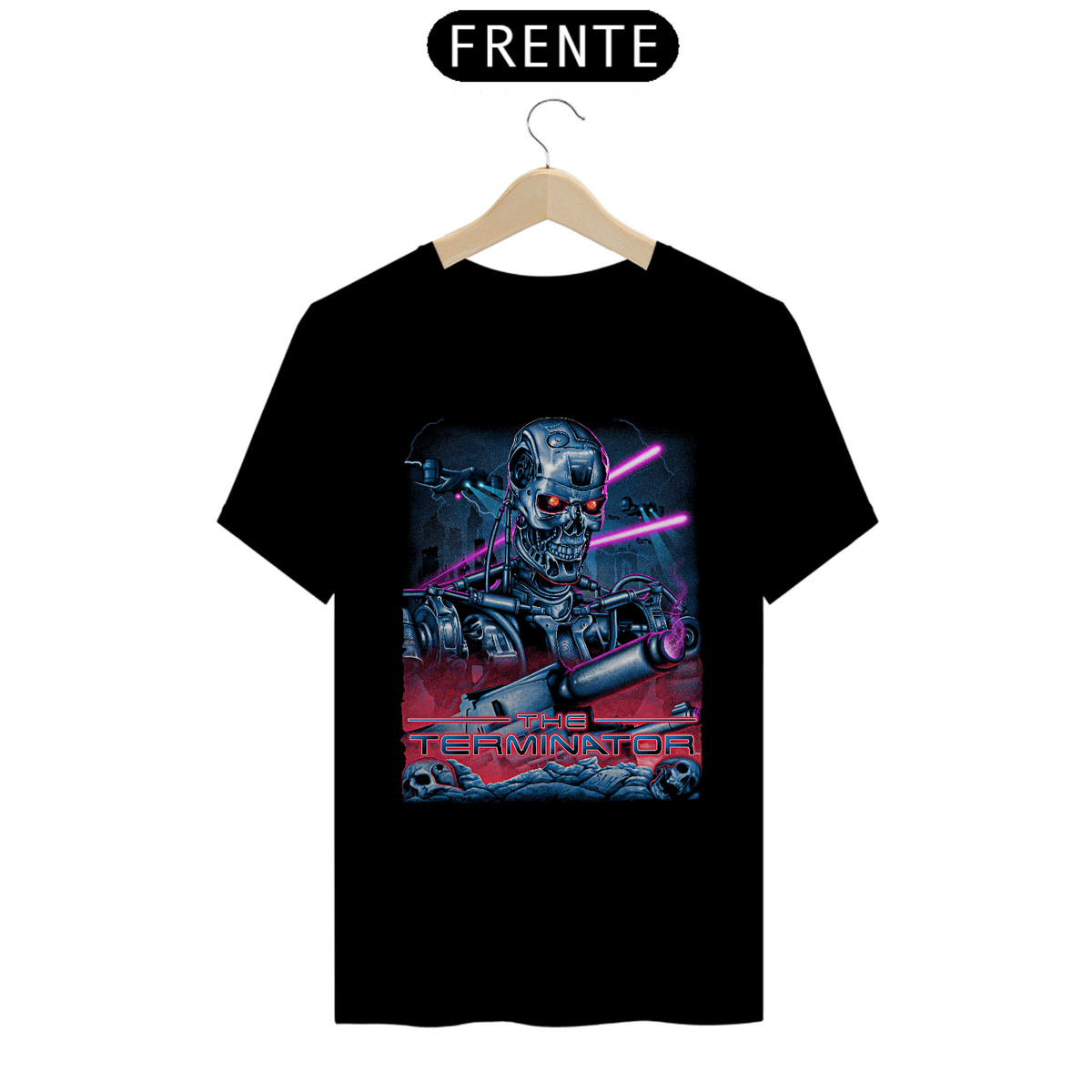 Nome do produto: Camiseta O Exterminador do Futuro Estampa Filme 