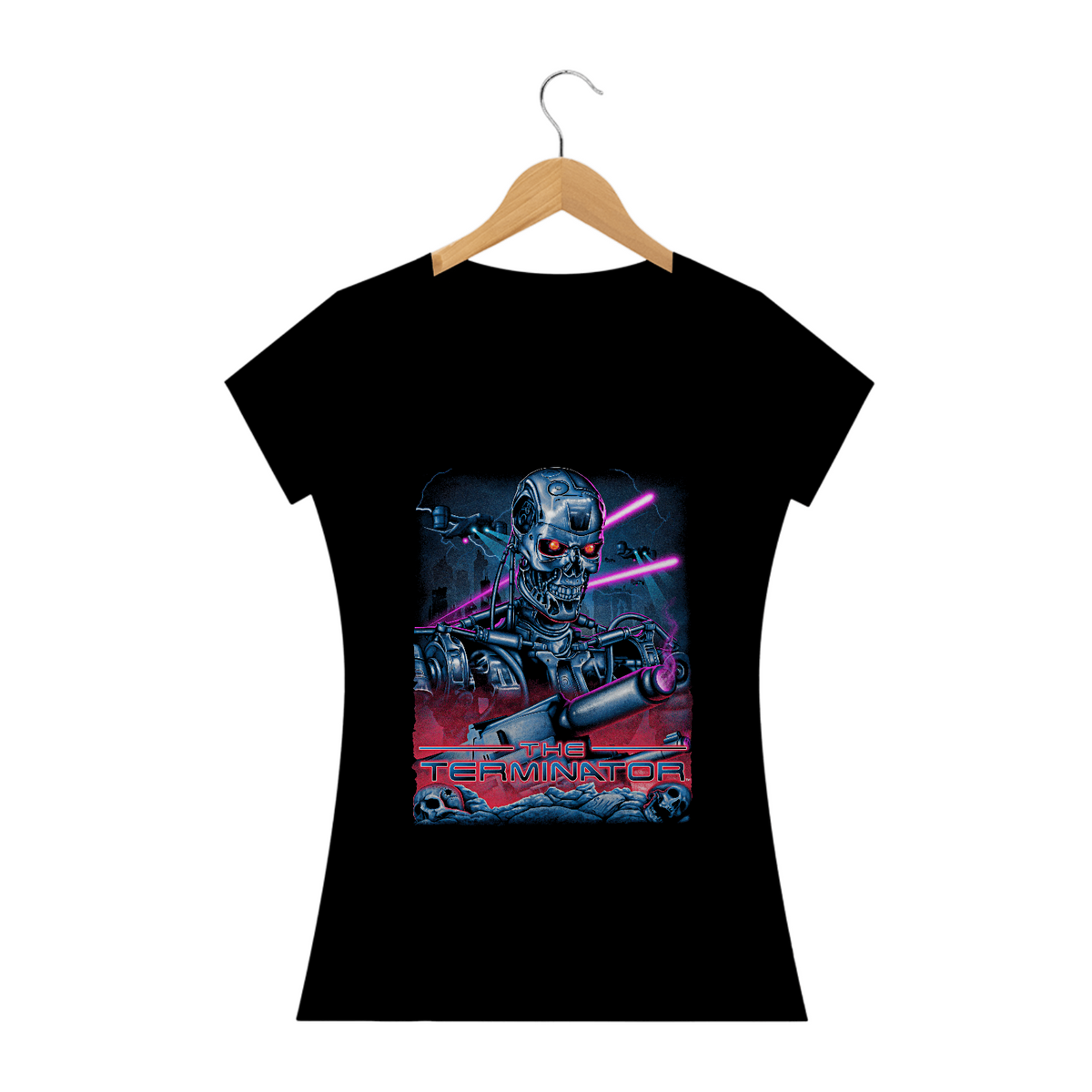 Nome do produto: Camiseta Feminina O Exterminador do Futuro Estampa Filme 