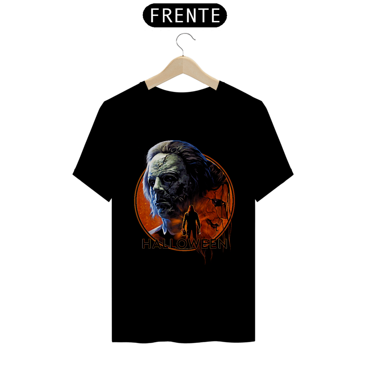 Nome do produto: Camiseta Halloween O Início - Rob Zombie Estampa Filme Terror
