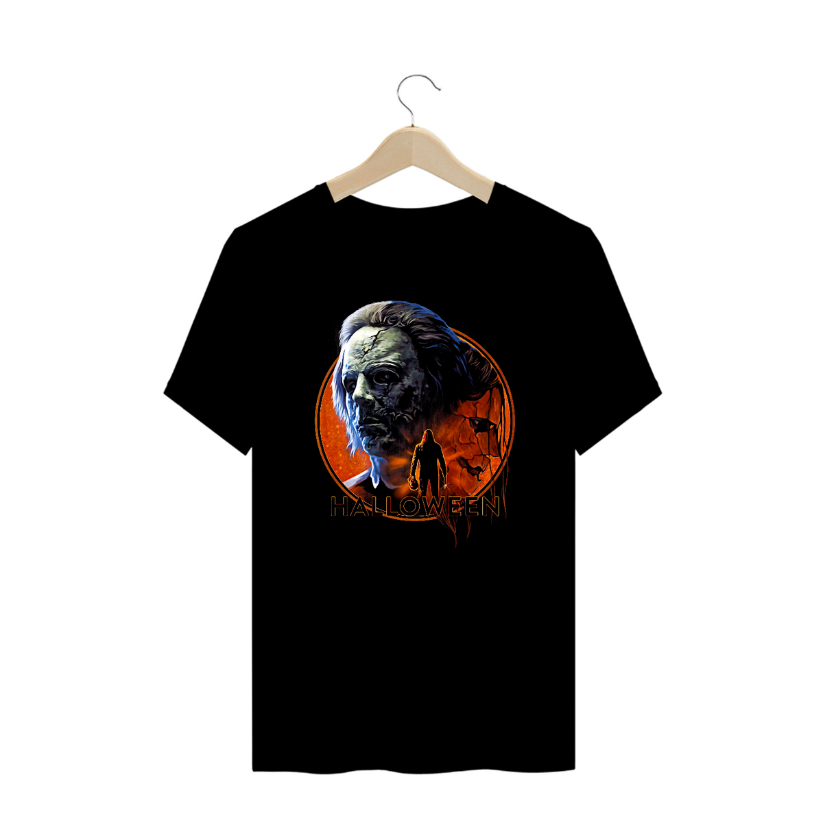 Nome do produto: Camiseta Plus Size Halloween O Início - Rob Zombie Estampa Filme Terror