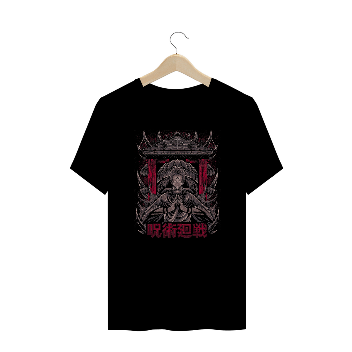 Nome do produto: Camiseta Plus Size Jujutsu Kaisen Yuji Itadori Estampa Anime