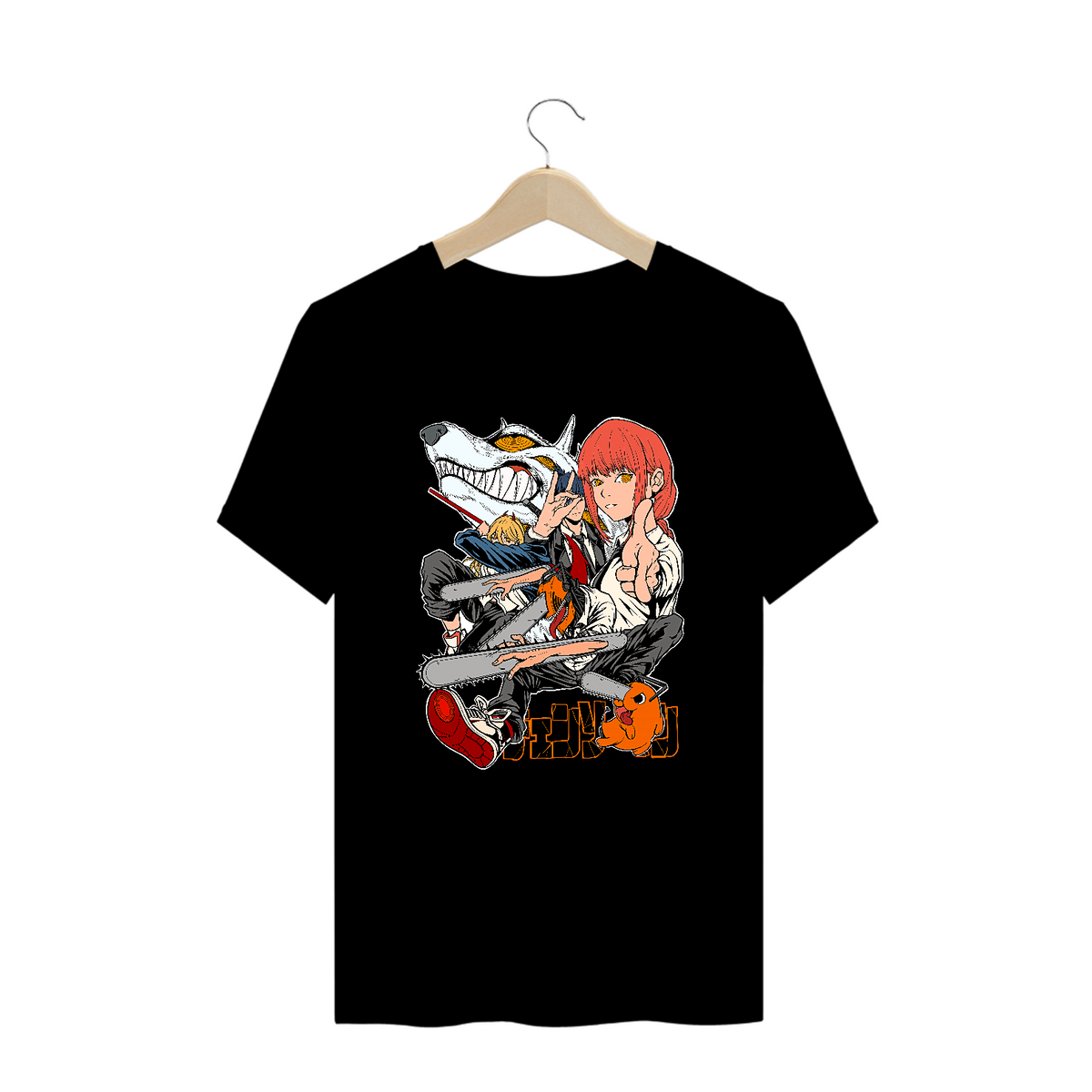 Nome do produto: Camiseta Plus Size Chainsaw Man Estampa Anime