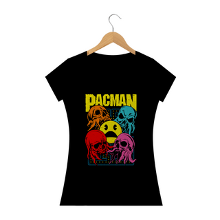 Camiseta Feminina PACMAN Estampa GAME GEEK ROCK