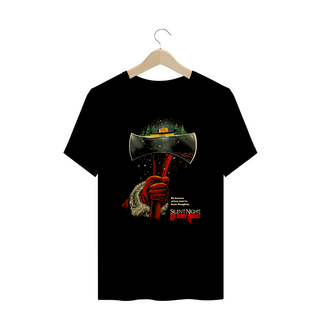 Camiseta Plus Size Natal Sangrento Filme Terror Estampa 2# Exclusiva