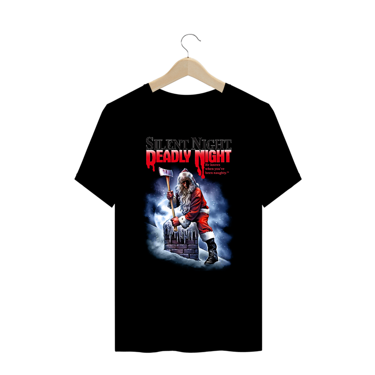 Nome do produto: Camiseta Plus Size Natal Sangrento Filme Terror Estampa 5# Exclusiva